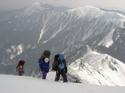 山頂付近