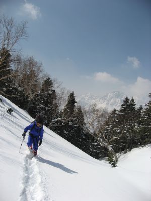 長塀尾根上部